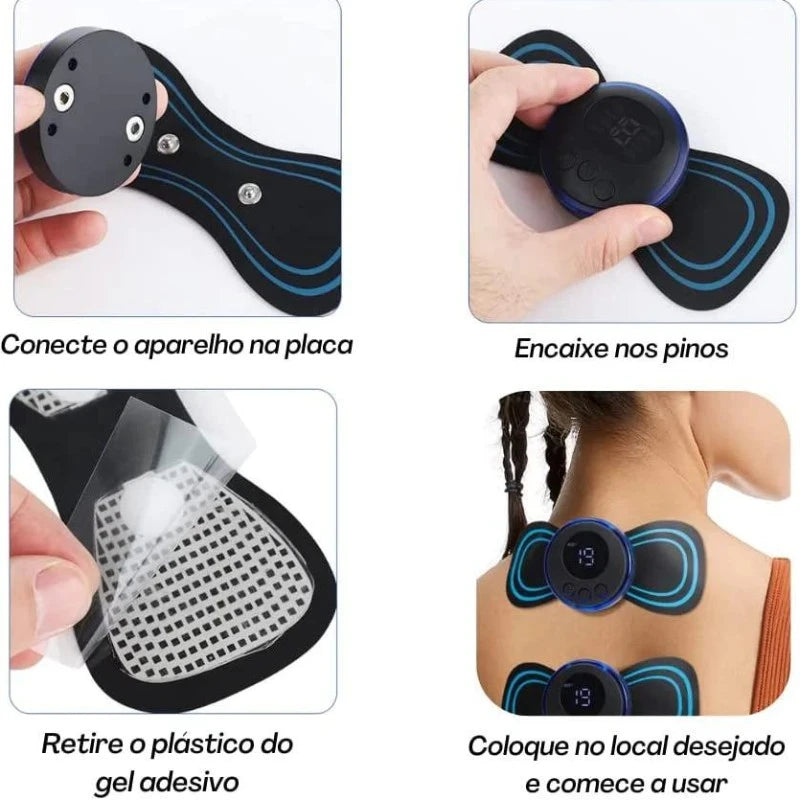 Mini massageador pescoço tira dores/ cervical